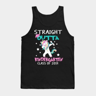 Straight Outta Kindergarten Class Of 2019 Graduation Tank Top